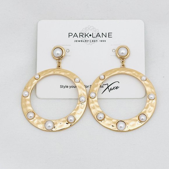 Park Lane Gold Tone Angel Earrings - NWT - Picture 1 of 5